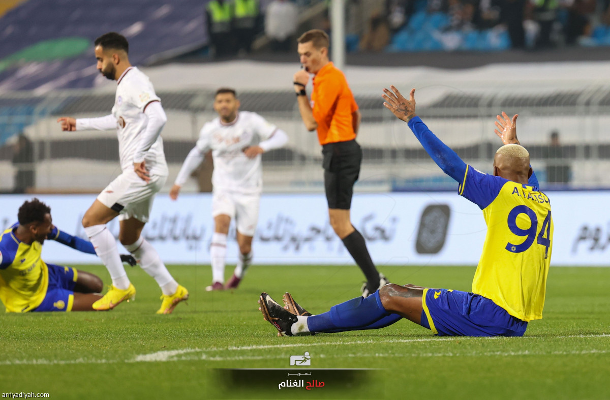 الشباب النصر.. سلبية