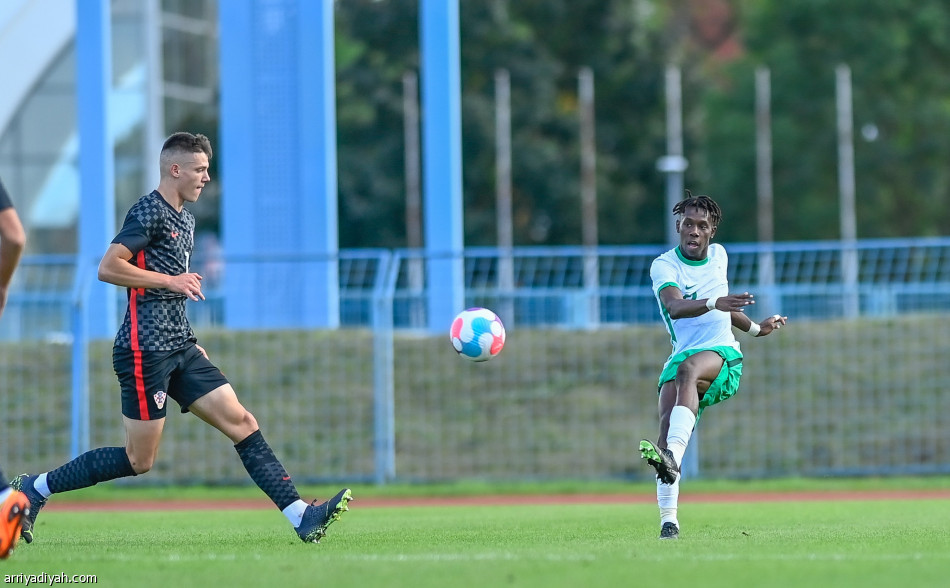 الأخضر الأولمبي يتعادل مع كرواتيا