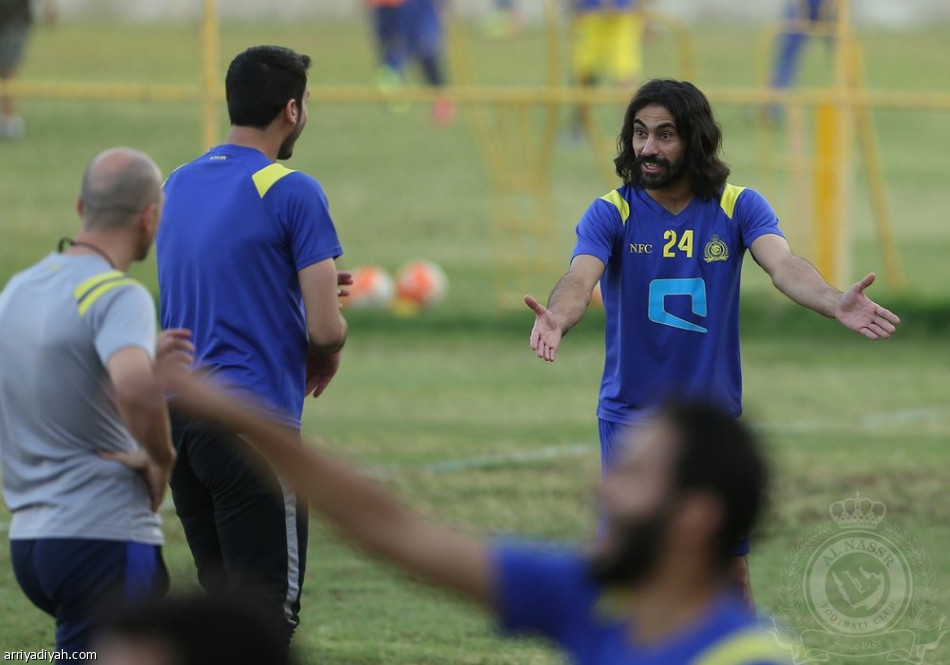 النصر يختتم تدريباته استعداداً لمواجهة الوحدة