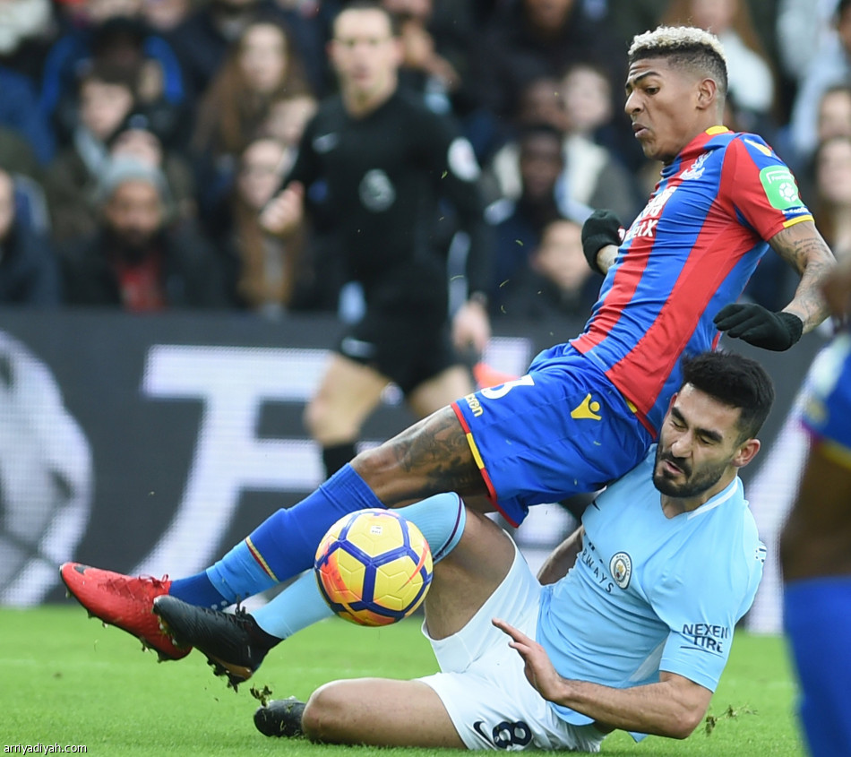 كريستال بالاس يوقف رقم مانشستر سيتي القياسي