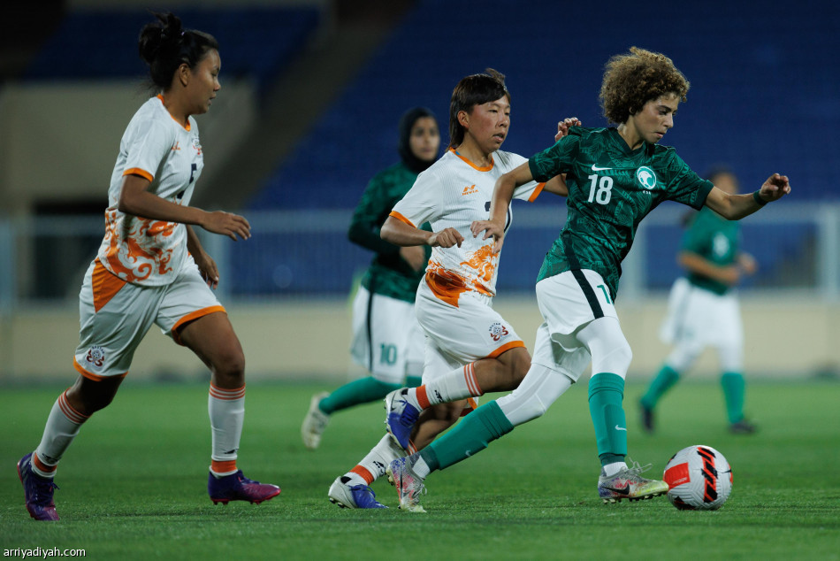 أخضر السيدات يقتنص تعادل بوتان