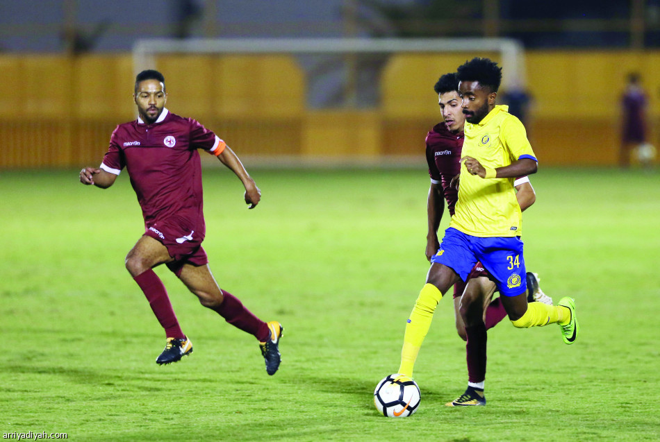 النصر يكسب تجربة الفيصلي بثنائية باتو والراهب