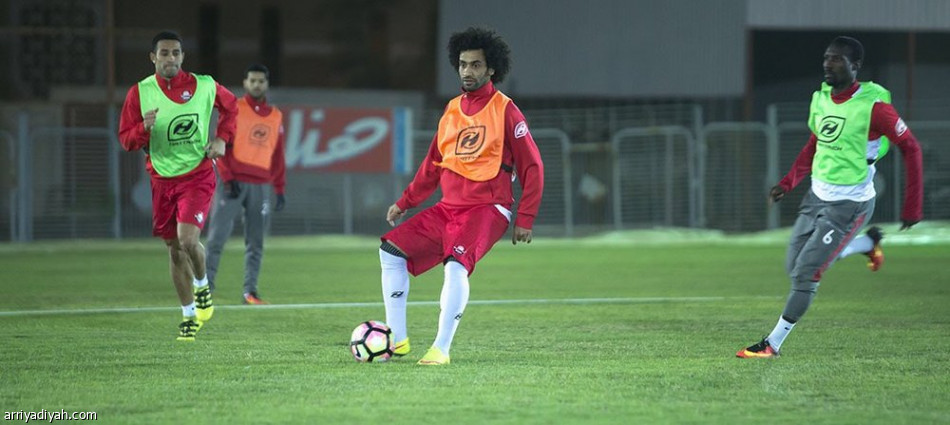 أبو عظمة في تدريبات الرائد
