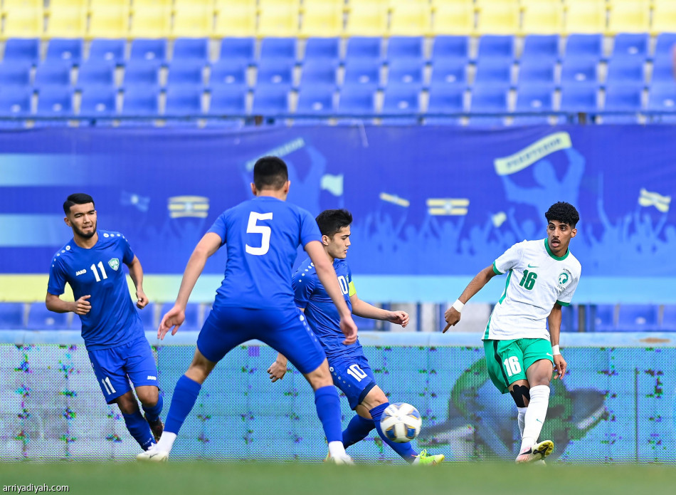 الأولمبي يتعادل مع أوزبكستان في لقاء غير محتسب