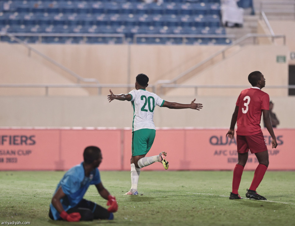 الأخضر الشاب يكتسح المالديف بـ11 هدفا