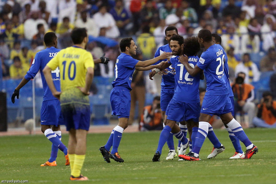 ديربي الرياض في الجولة 23.. رباعيتان هلالية