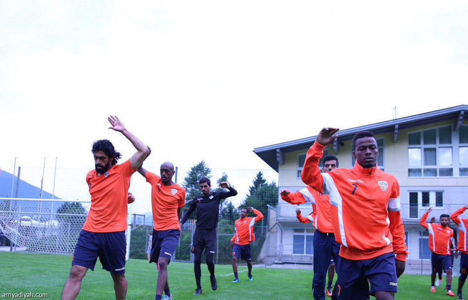الفيحاء يودع النمسا بتدريب صباحي