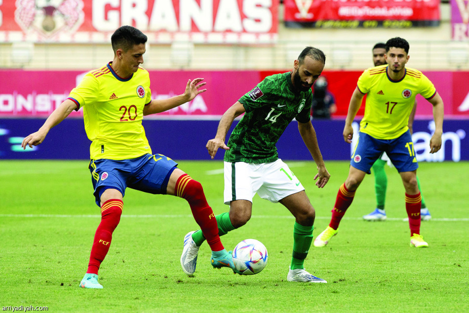 نتيجة كولومبيا.. 
الهزيمة 21 في تاريخ الأخضر