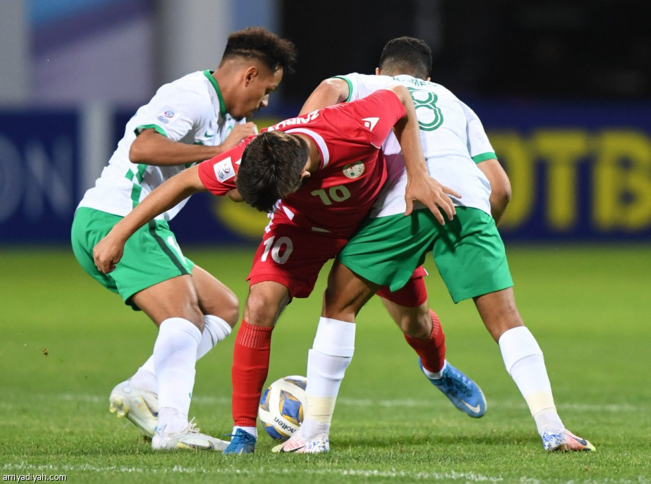 «آسيا 23».. الأخضر يضرب الطاجيكي بخماسية