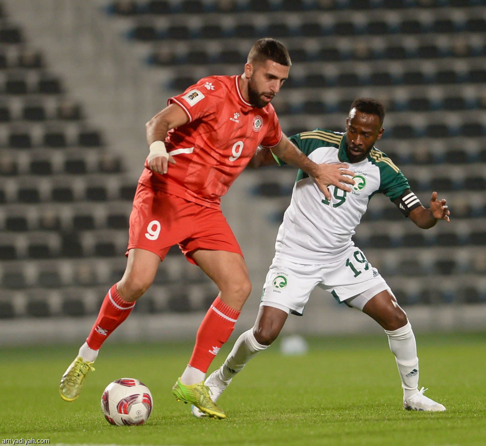 المرة الأولى.. الأخضر يكسب لبنان تجريبيا