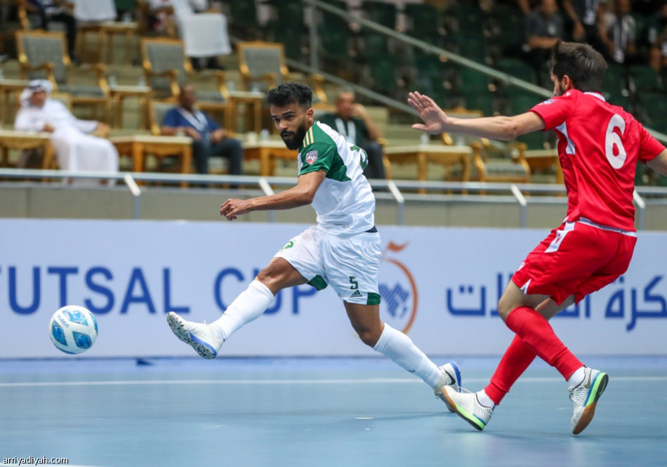 «عربي الصالات».. الأخضر يكتسح طاجيكستان