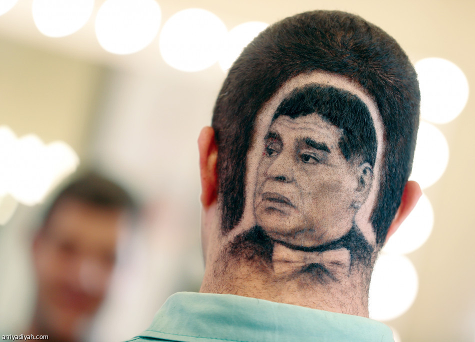 مارادونا 
على رؤوس الصرب