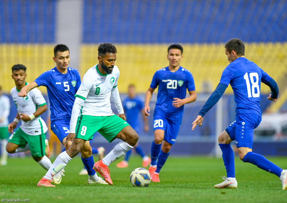 الأولمبي يتعادل مع أوزبكستان في لقاء غير محتسب