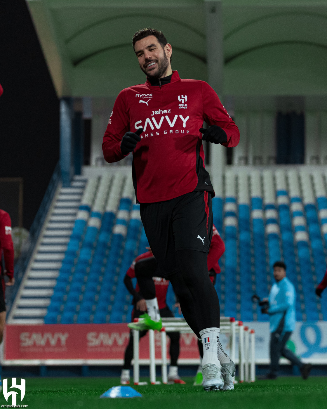 الأزرق يتحضر